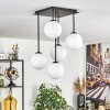 Gastor Plafonnier, Boule lumineuse Blanc, 5 lumières