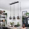 Gastor Suspension, Boule lumineuse Clair, Fumé, 3 lumières
