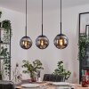 Gastor Suspension, Boule lumineuse Clair, Fumé, 3 lumières