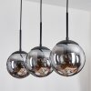 Gastor Suspension, Boule lumineuse Clair, Fumé, 3 lumières
