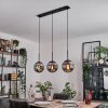 Gastor Suspension, Boule lumineuse Clair, Fumé, 3 lumières