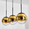 Gastor Suspension, Boule lumineuse Or, Clair, 3 lumières