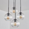 Koyoto Suspension, Boule lumineuse 35 cm Clair, 4 lumières