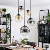 Gastor Suspension, Boule lumineuse 45 cm Noir, 5 lumières