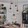 Gastor Suspension, Boule lumineuse 45 cm Noir, 5 lumières