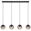 DALLERTA Suspension Luminaires Globo Lighting Noir, 4 lumières DALLERTA Suspension Luminaires Globo Lighting Noir, 4 lumières