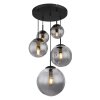 JOEL Suspension Luminaires Globo Lighting Noir, 5 lumières