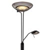 MERLINDA Lampadaire, Lampadaire Luminaires Globo Lighting Noir, 2 lumières
