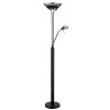 MERLINDA Lampadaire, Lampadaire Luminaires Globo Lighting Noir, 2 lumières