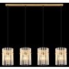 Gorley Suspension Luminaires Globo Lighting Or, 4 lumières