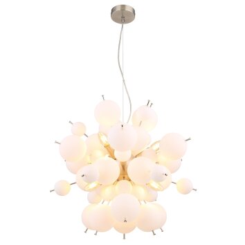 Udo Suspension Luminaires Globo Lighting Nickel mat, 6 lumières