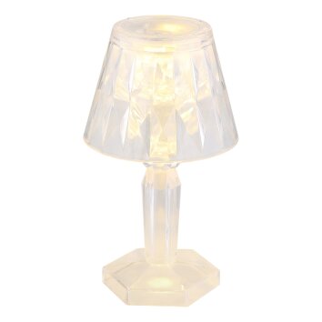 Gixi Lampe à poser Luminaires Globo Lighting LED Transparent, 1 lumière