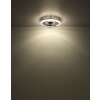 Cirilla Ventilateur de plafond lumineux Luminaires Globo Lighting LED Noir, 1 lumière, Télécommandes