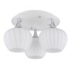 Maxy Plafonnier Luminaires Globo Lighting Chrome, Blanc, 3 lumières Maxy Plafonnier Luminaires Globo Lighting Chrome, Blanc, 3 lumières