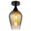 Lavus Plafonnier Luminaires Globo Lighting Noir, 1 lumière