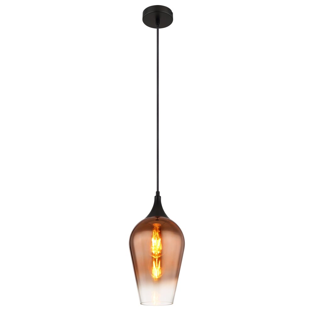 Lavus Suspension Luminaires Globo Lighting Noir, 1 lumière main product photo