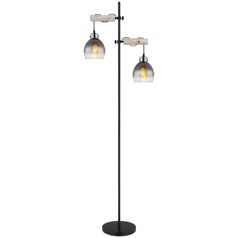Ryan Lampadaire Luminaires Globo Lighting Écru, Noir, 2 lumières main product photo