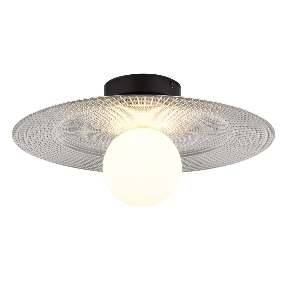 Riga Plafonnier Luminaires Globo Lighting Noir, 1 lumière main product photo