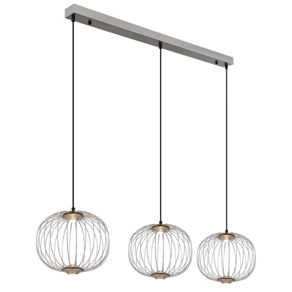 Galway Suspension Luminaires Globo Lighting LED Nickel mat, 1 lumière main product photo