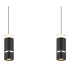 Alvarado Suspension Luminaires Globo Lighting LED Noir, 1 lumière
