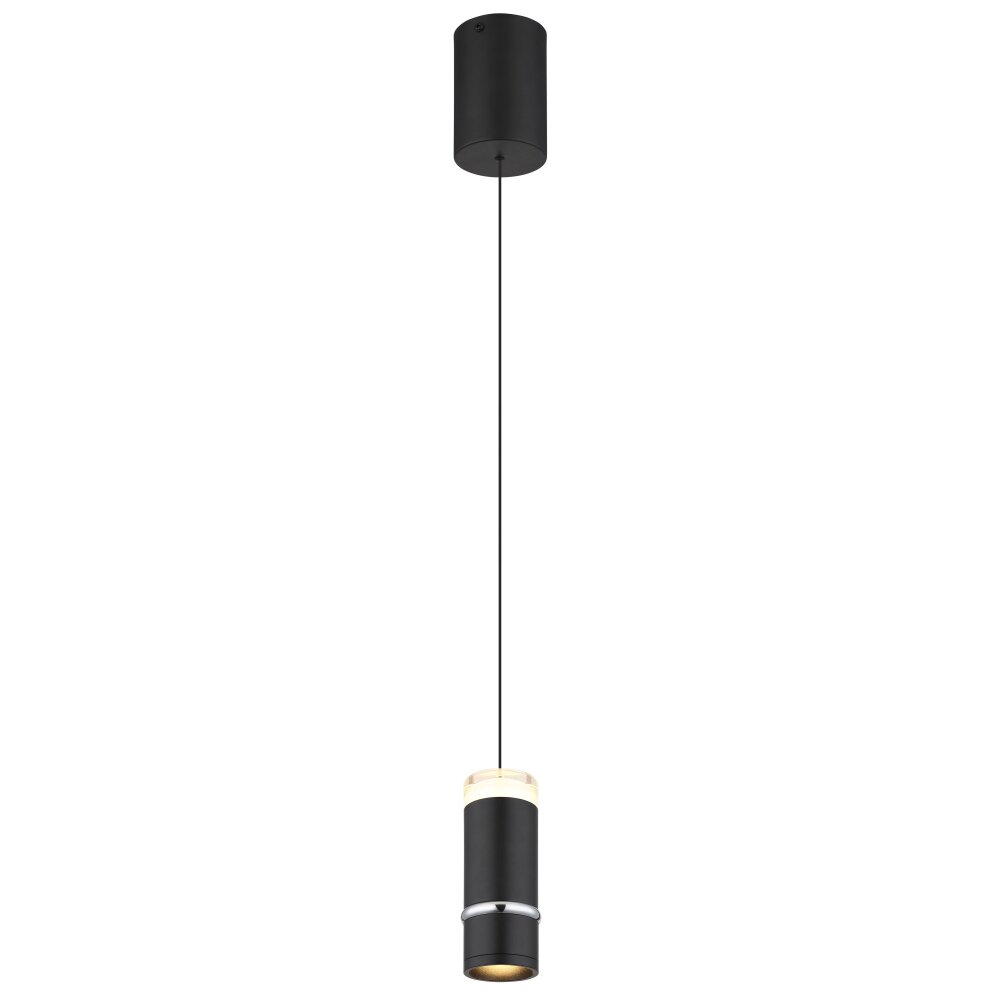 Alvarado Suspension Luminaires Globo Lighting LED Noir, 1 lumière main product photo