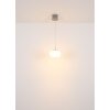 Quintara Suspension Luminaires Globo Lighting LED Nickel mat, 1 lumière