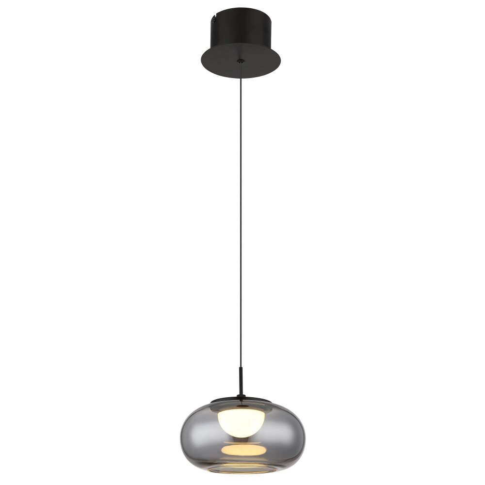 Quintara Suspension Luminaires Globo Lighting LED Noir, 1 lumière main product photo