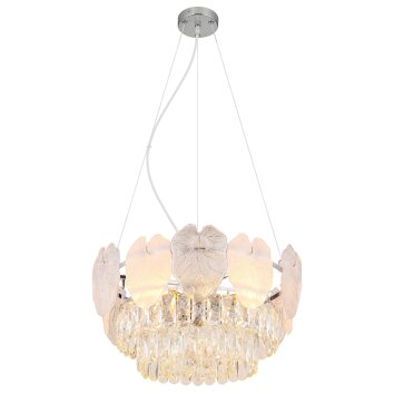 Benjamin Lustre Luminaires Globo Lighting Chrome, 8 lumières
