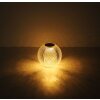 Aida Lampe à poser Luminaires Globo Lighting LED Nickel mat, Transparent, 1 lumière