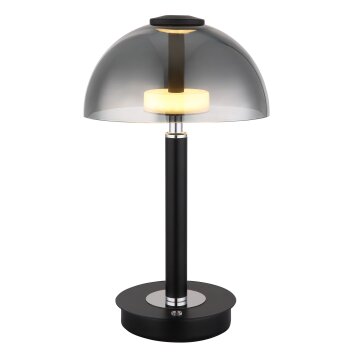 Uldin Lampe à poser Luminaires Globo Lighting LED Fumé, 1 lumière