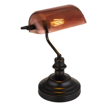 Antique Lampe à poser Luminaires Globo Lighting Noir, 1 lumière