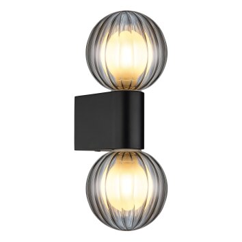 Ander Applique murale Luminaires Globo Lighting Noir, 2 lumières