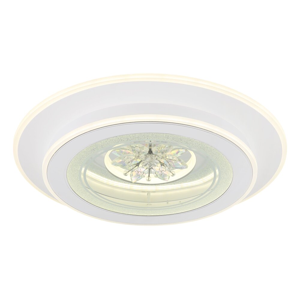 Bluma Plafonnier Luminaires Globo Lighting LED Blanc, 1 lumière, Télécommandes main product photo