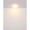 Warata Plafonnier Luminaires Globo Lighting LED Blanc, 1 lumière, Télécommandes, Changeur de couleurs