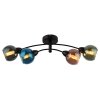 Zarlona Plafonnier Luminaires Globo Lighting Noir, 4 lumières