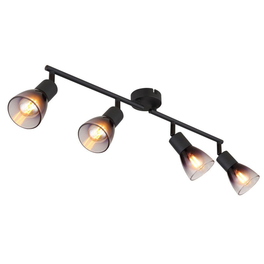 Satella Plafonnier, Spot de plafond, Applique murale, Spot mural Luminaires Globo Lighting Noir, 4 lumières main product photo