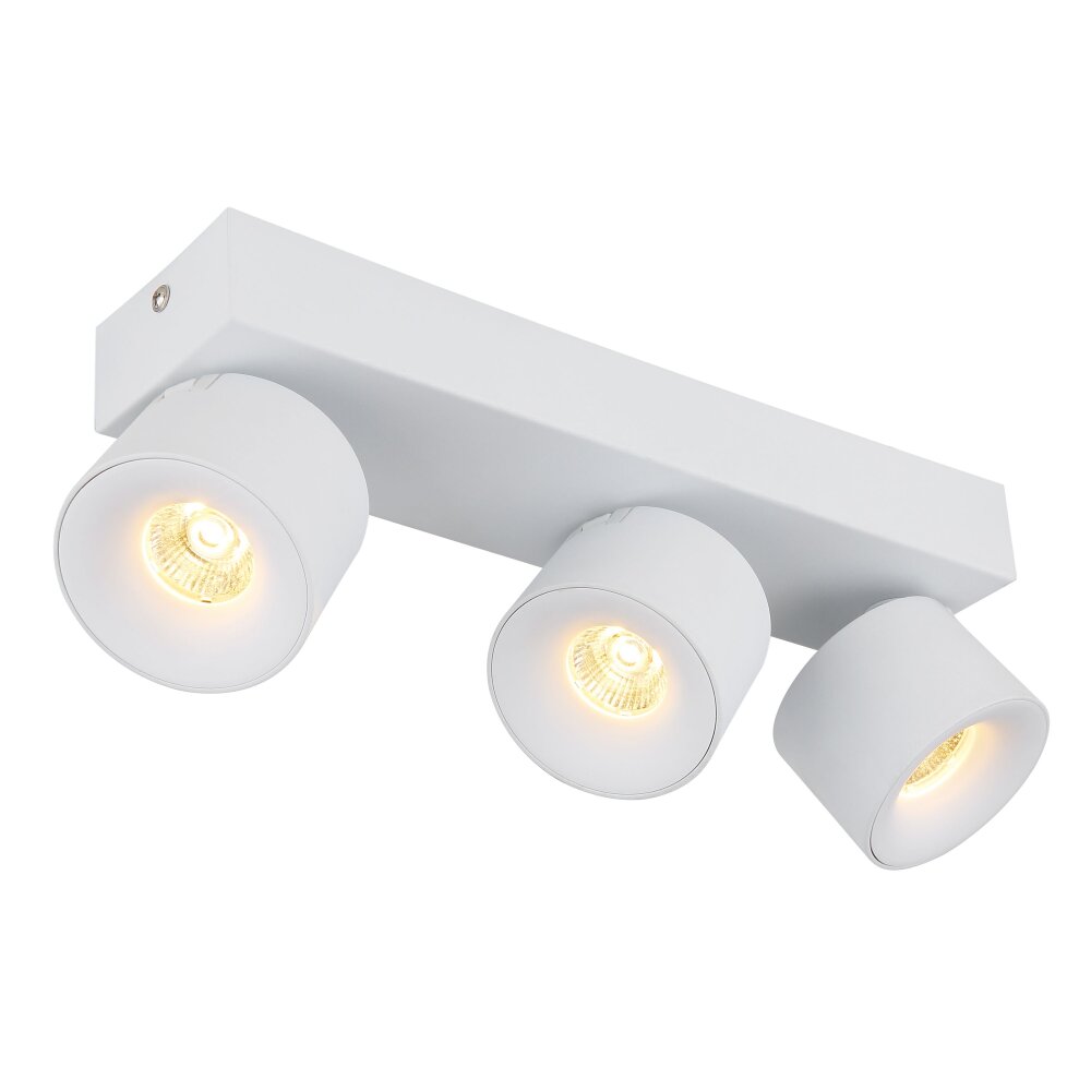 Rae Plafonnier Luminaires Globo Lighting LED Blanc, 3 lumières main product photo