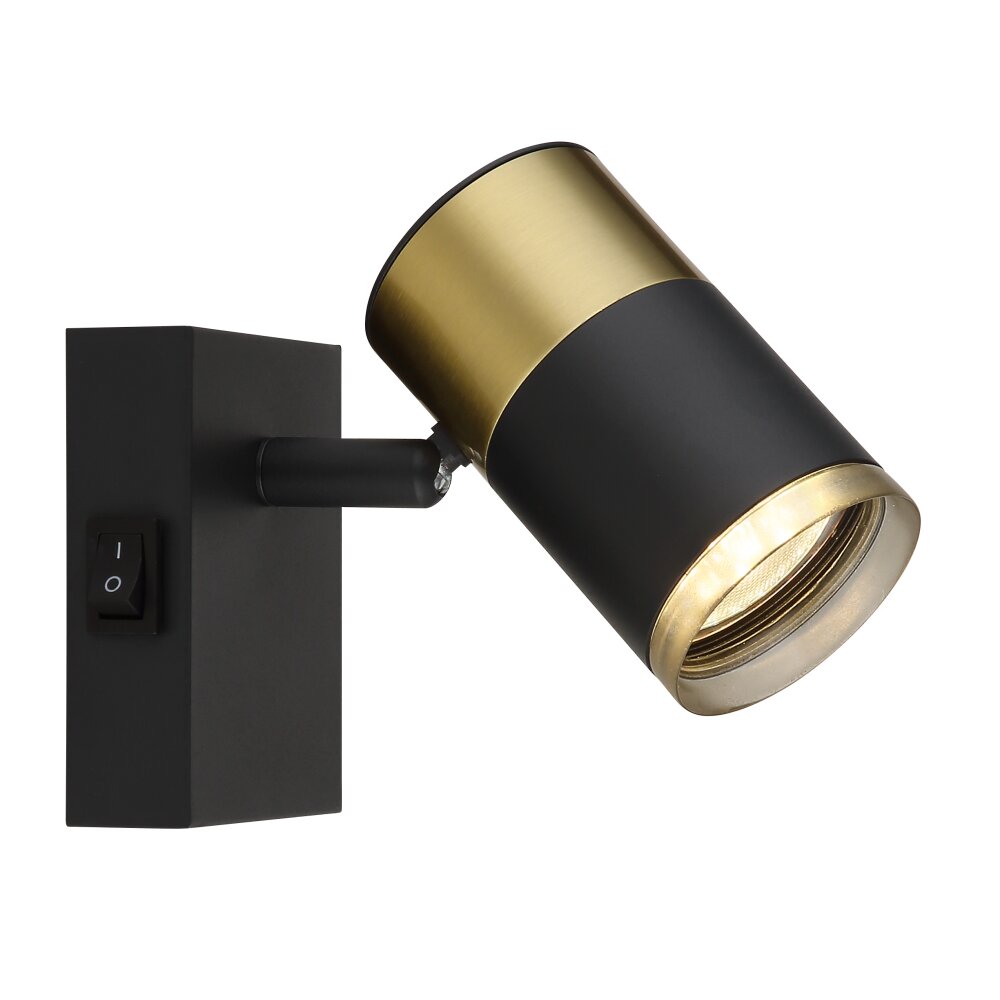 Brisbon Plafonnier, Spot de plafond, Applique murale, Spot mural Luminaires Globo Lighting Noir, 1 lumière main product photo