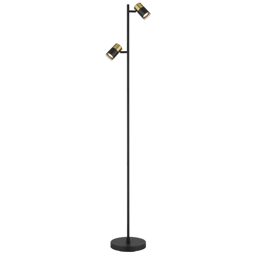 Brisbon Lampadaire Luminaires Globo Lighting Noir, 2 lumières main product photo