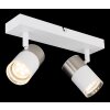 Brisbon Plafonnier, Spot de plafond, Applique murale, Spot mural Luminaires Globo Lighting Blanc, 2 lumières