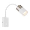Brisbon Applique murale Luminaires Globo Lighting Blanc, 1 lumière