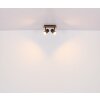 Linca Plafonnier, Spot de plafond, Applique murale, Spot mural Luminaires Globo Lighting Écru, Noir, 2 lumières