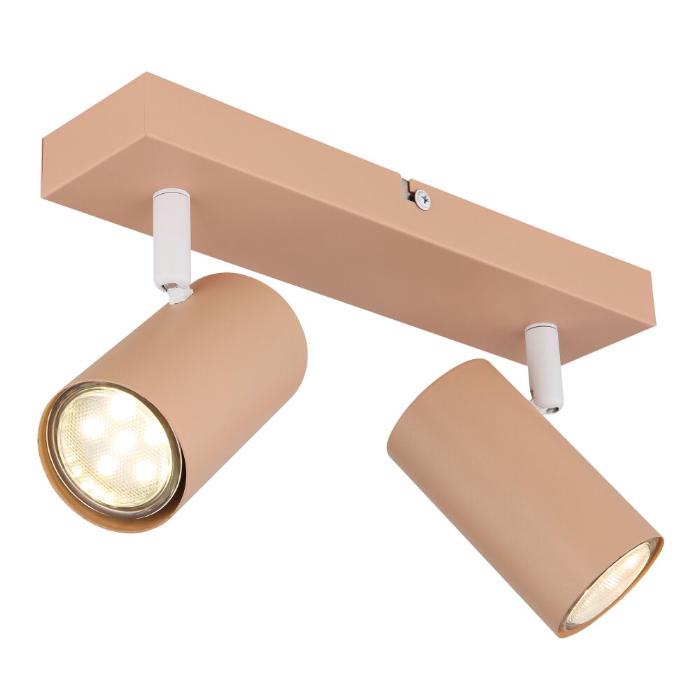 Robby Plafonnier, Spot de plafond, Applique murale, Spot mural Luminaires Globo Lighting Rose, 2 lumières main product photo