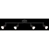 Matrix Plafonnier, Spot de plafond, Applique murale, Spot mural Luminaires Globo Lighting Noir, 4 lumières