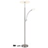 Tirana Plafonnier Luminaires Globo Lighting LED Chrome, Nickel mat, 1 lumière