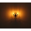 Camila Applique murale Luminaires Globo Lighting Chrome, Noir, 2 lumières