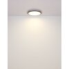Suna Plafonnier Luminaires Globo Lighting LED Noir, 1 lumière, Télécommandes