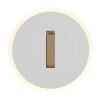 Avery Applique murale Luminaires Globo Lighting LED Brun foncé, Blanc, 1 lumière