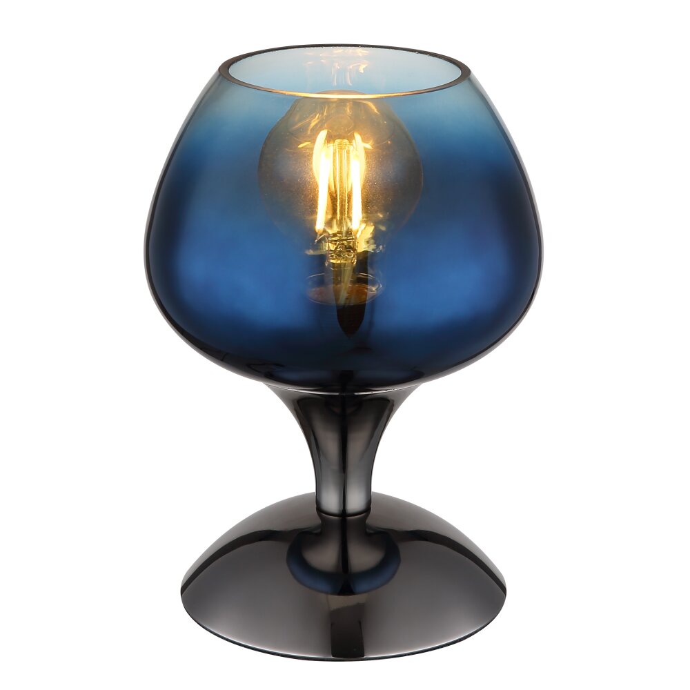 Maxy Lampe à poser Luminaires Globo Lighting Chrome, Noir, 1 lumière main product photo