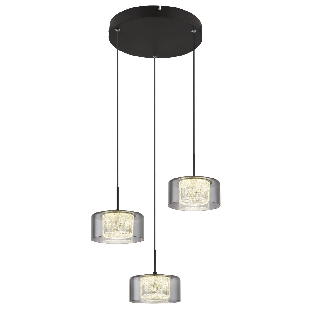 Fogsy Suspension Luminaires Globo Lighting LED Noir, 1 lumière main product photo